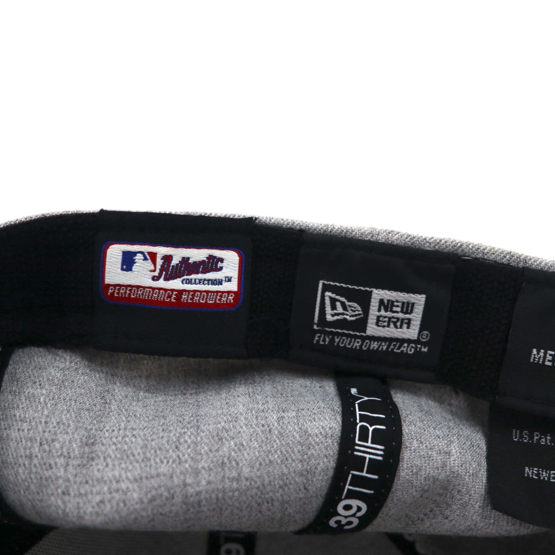 NEW ERA バイカラー ベースボールキャップ M/L グレー ネイビー MLB Milwaukee Brewers