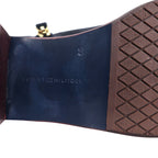 TOMMY HILFIGER ヌバックレザー ショートブーツ ブーティー 23.5cm サイドジップ ARISON F1285