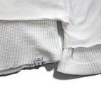 FACETASM Thermal Layered Long Sleeve T-Shirt XL White Cotton BQ-SW-U03 Made in Japan