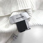 FACETASM Thermal Layered Long Sleeve T-Shirt XL White Cotton BQ-SW-U03 Made in Japan