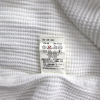FACETASM Thermal Layered Long Sleeve T-Shirt XL White Cotton BQ-SW-U03 Made in Japan