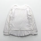 FACETASM Thermal Layered Long Sleeve T-Shirt XL White Cotton BQ-SW-U03 Made in Japan
