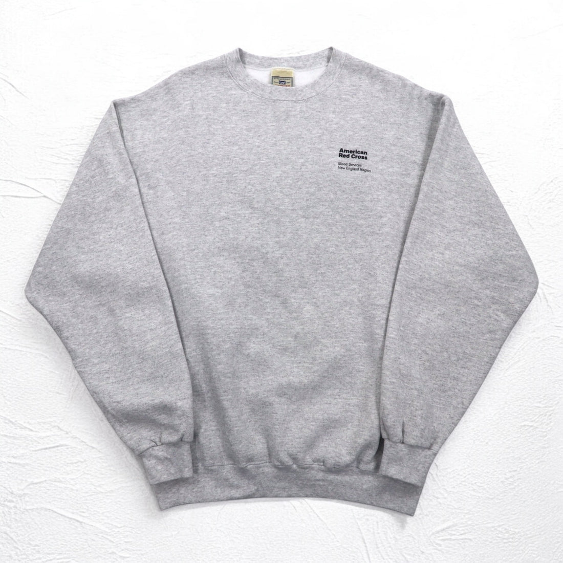 Lee 90年代 Ultraweight スウェット L グレー 裏起毛 US企業 赤十字 American Red Cross 刺繍 メキシコ製
