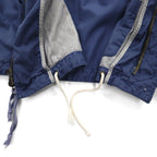 J.CREW Marine Jacket, Vintage-Finished Coverall, Size M, Chin Strap, Drawcord, Double Zip, 8504-05-3617, BROKEN IN