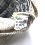 Made in Italy US Lano Argyle pattern acrylic knit sweater M Beige Wool Unused