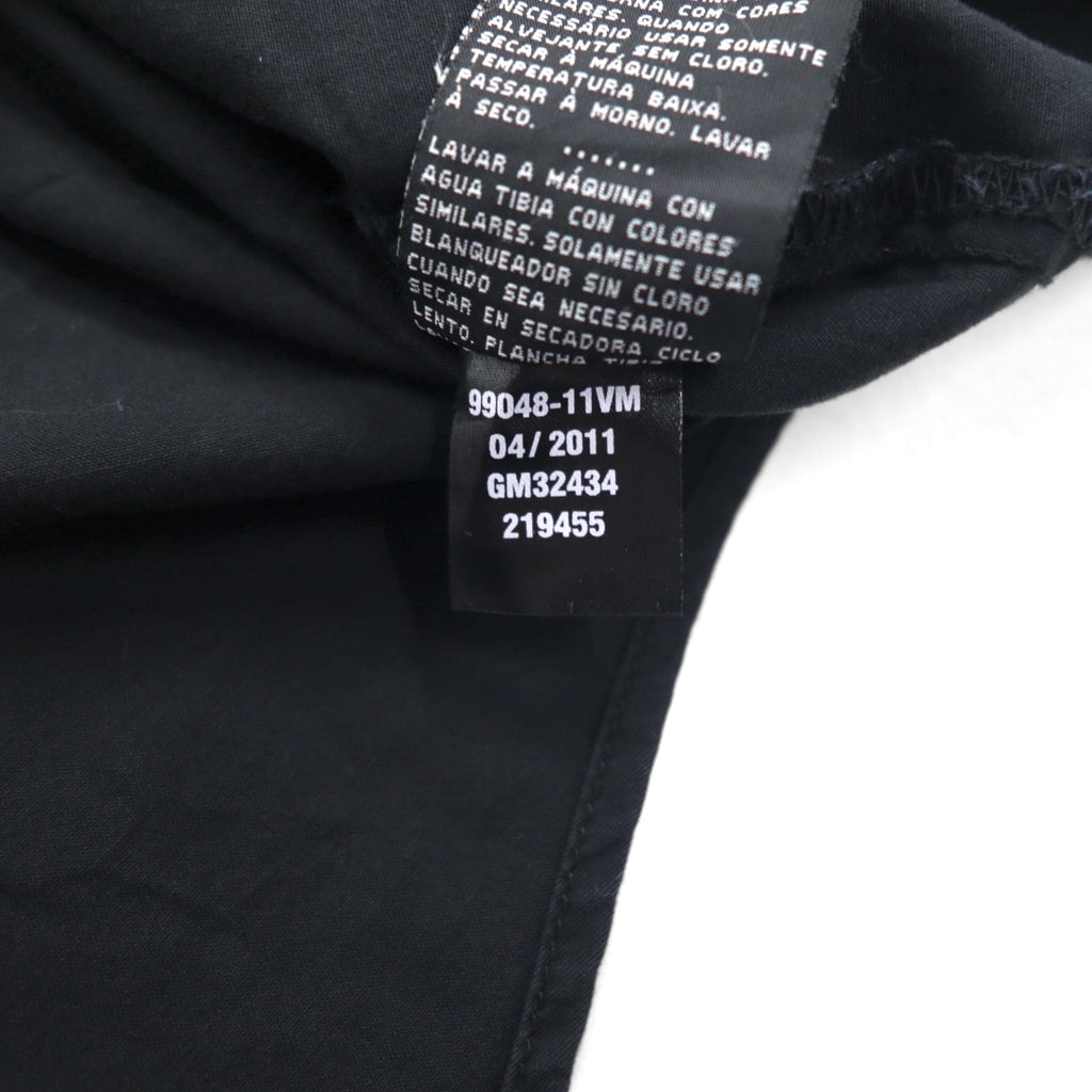HARLEY DAVIDSON RACING Short Sleeve Racing Shirt, XL, Black Cotton, Double Pockets, Back Logo Embroidery