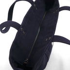 Polo Ralph Lauren tote bag in navy cotton and canvas with embroidered pony.