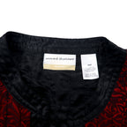 Alfred Dunner all-over print jacket L Bordeaux cotton polyester floral print