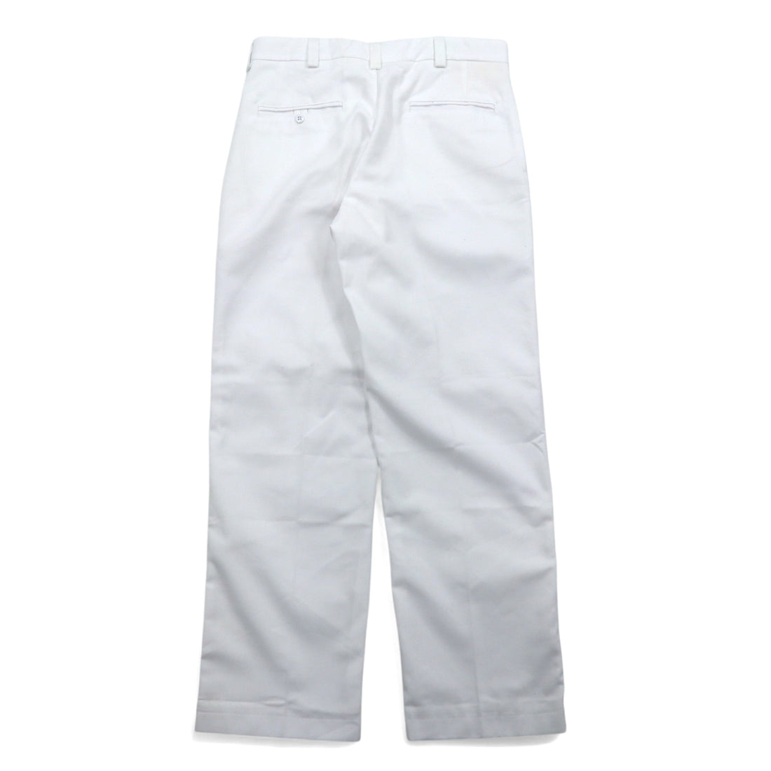 US ARMY Trousers Pants Hospital Pants Size 32 White Center Press Military UNICOR-TUCSON 8405-00-113-5418