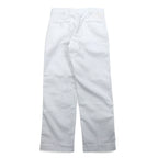 US ARMY Trousers Pants Hospital Pants Size 32 White Center Press Military UNICOR-TUCSON 8405-00-113-5418