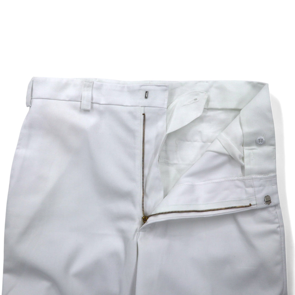 US ARMY Trousers Pants Hospital Pants Size 32 White Center Press Military UNICOR-TUCSON 8405-00-113-5418
