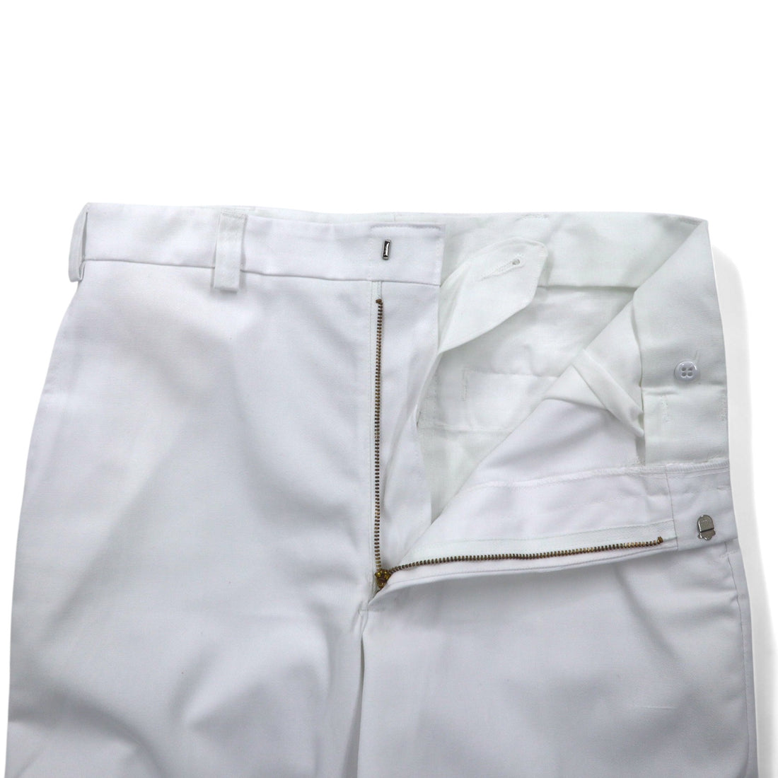 US ARMY Trousers Pants Hospital Pants Size 32 White Center Press Military UNICOR-TUCSON 8405-00-113-5418