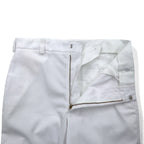 US ARMY Trousers Pants Hospital Pants Size 32 White Center Press Military UNICOR-TUCSON 8405-00-113-5418