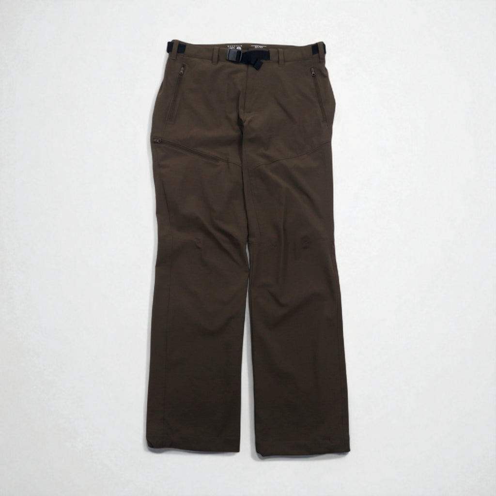 MOUNTAIN HARDWEAR チョックストンハイクパンツ アウトドア クライミングパンツ M ブラウン ナイロン ストレッチ OM0304