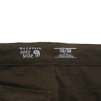 MOUNTAIN HARDWEAR チョックストンハイクパンツ アウトドア クライミングパンツ M ブラウン ナイロン ストレッチ OM0304