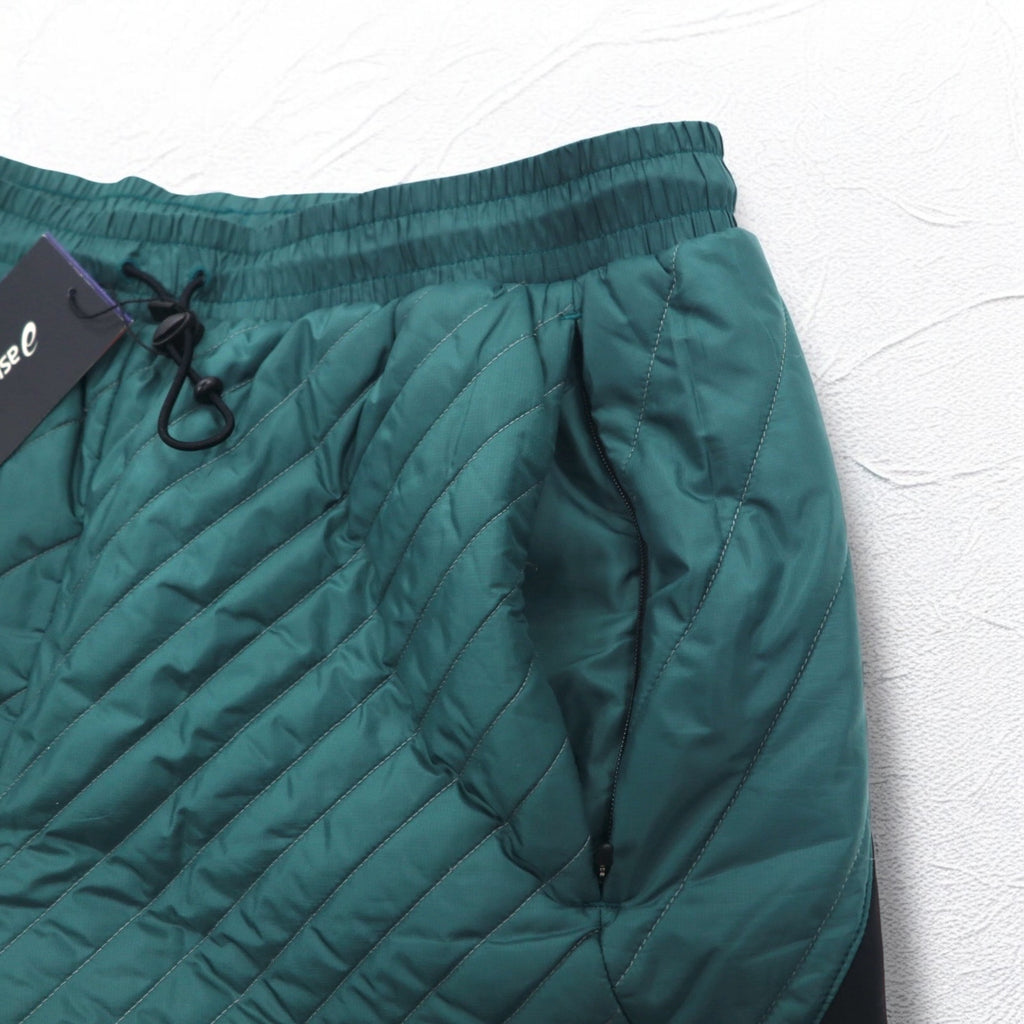 kiko kostandinov × asics キルティング インサレーション パンツ M グリーン 19AW INSULATION PANTS 未使用品