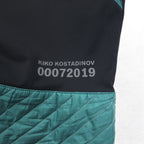 kiko kostandinov × asics キルティング インサレーション パンツ M グリーン 19AW INSULATION PANTS 未使用品