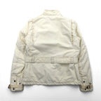 Ralph Lauren 90年代 モーターサイクルジャケット ライダースジャケット M ホワイト ナイロン 中綿 PRIMALOFT