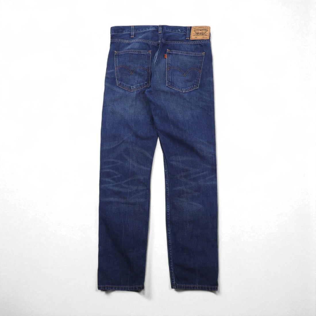 LEVI'S VINTAGE CLOTHING ( LVC ) 606 オレンジタブ ビッグE デニムパンツ ジーンズ M インディゴ 42TALONジップ 1969 30605-0056