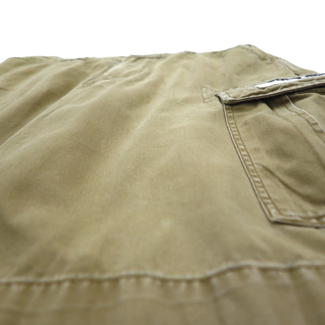POLO JEANS COMPANY RALPH LAUREN Baggy Short Cargo Pants, Size L, Beige, Cotton