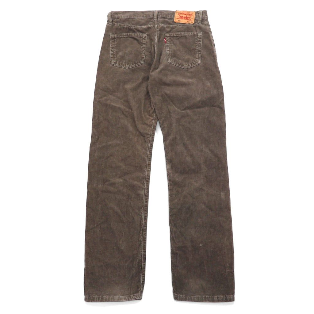 Levi's ユーロリーバイス 751 コーデュロイ パンツ 32 グレー コットン ジッパーフライ 751-8415 トルコ製
