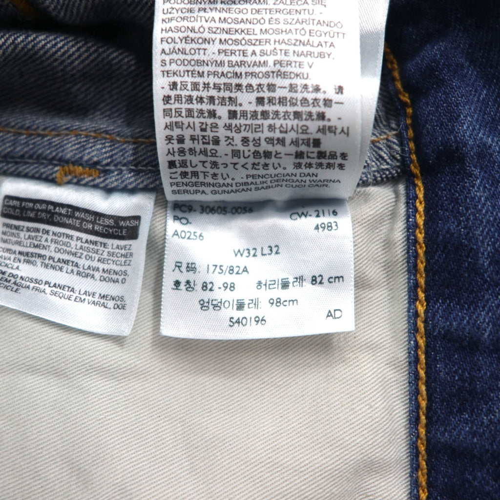LEVI'S VINTAGE CLOTHING ( LVC ) 606 オレンジタブ ビッグE デニムパンツ ジーンズ M インディゴ 42TALONジップ 1969 30605-0056