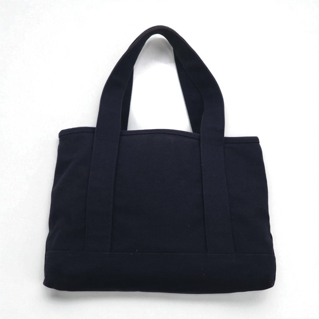 POLO RALPH LAUREN Canvas Tote Bag Navy with Big Pony Embroidery