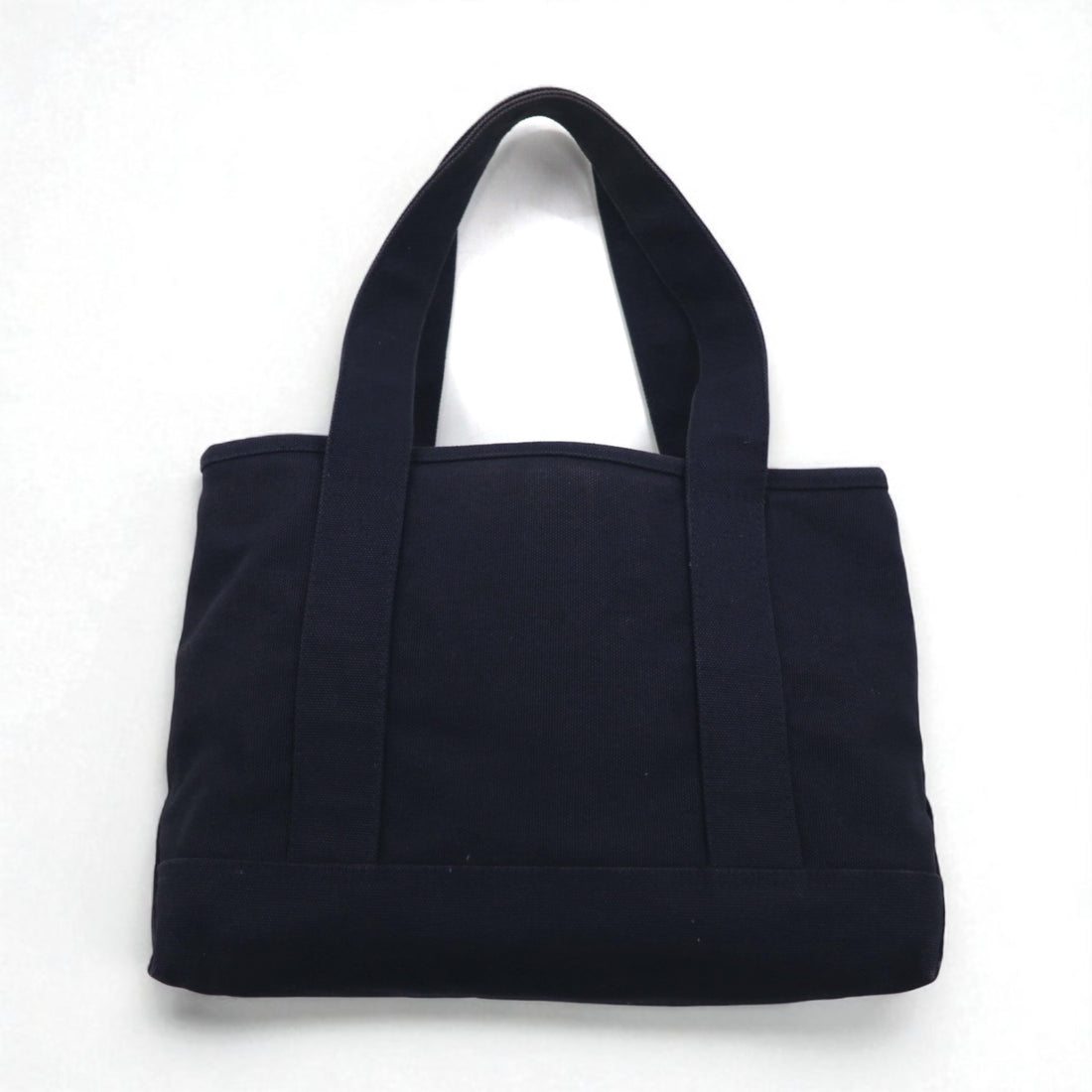 POLO RALPH LAUREN Canvas Tote Bag Navy with Big Pony Embroidery
