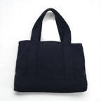 POLO RALPH LAUREN Canvas Tote Bag Navy with Big Pony Embroidery