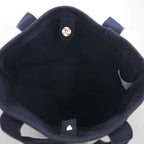 POLO RALPH LAUREN Canvas Tote Bag Navy with Big Pony Embroidery