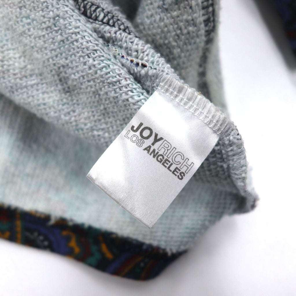 JOYRICH Paisley Sweat Cardigan Shawl Collar Jacket S Multicolor All-over Print Cotton