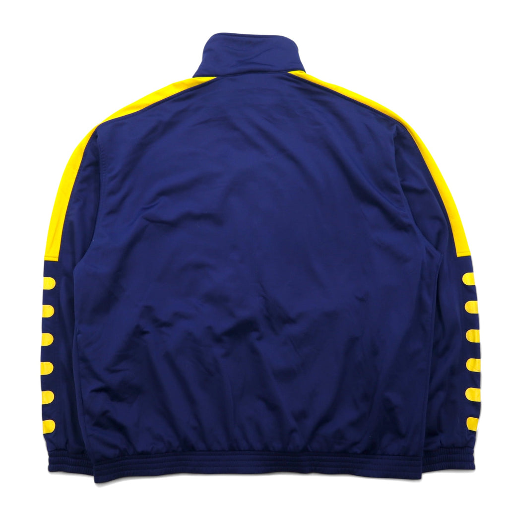 FILA 90s Track Jacket Jersey XXL Navy Polyester Logo Embroidery