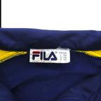 FILA 90s Track Jacket Jersey XXL Navy Polyester Logo Embroidery