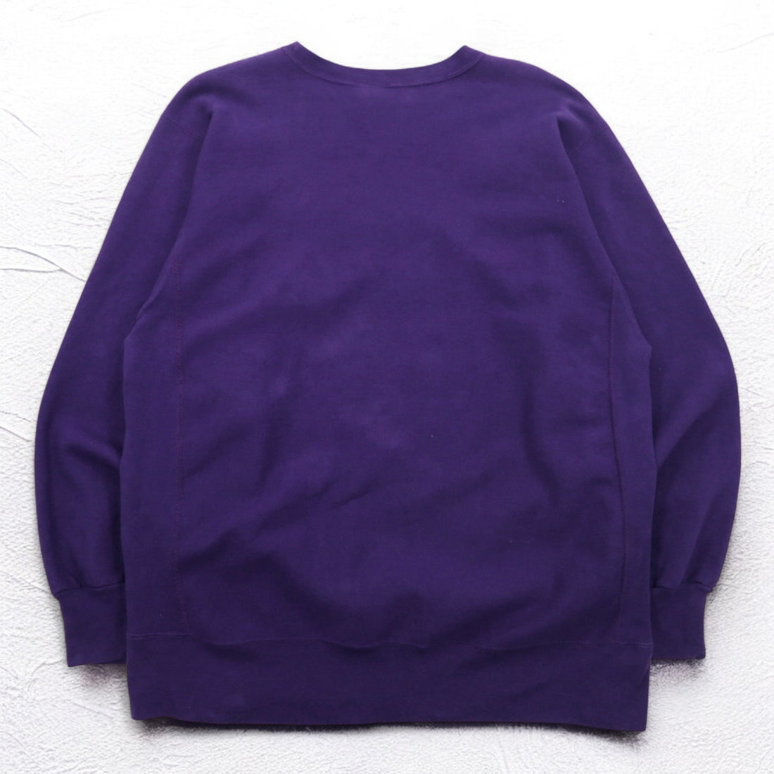 MV SPORT 90s Reverse Weave PRO-WEAVE College Print Sweatshirt XL Purple Fleece Lining DOWNSTATE