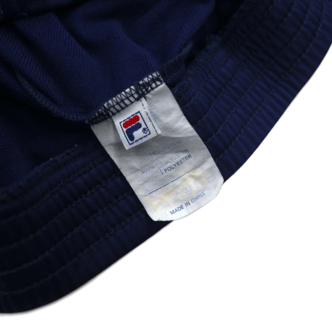 FILA 90s Track Jacket Jersey XXL Navy Polyester Logo Embroidery