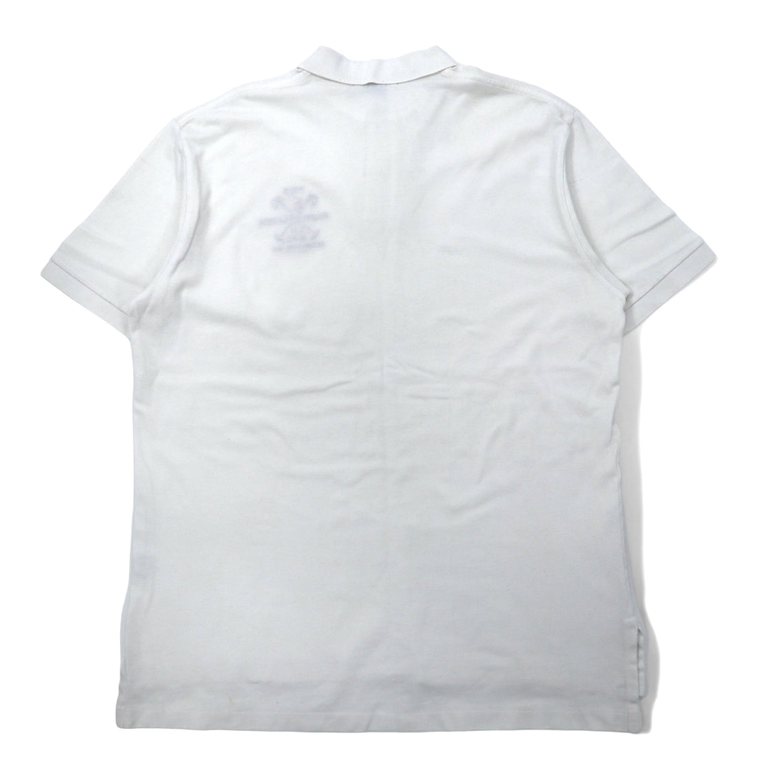 Polo by Ralph Lauren 90s Polo Shirt, XL, White, Cotton, Pique, Pony Embroidery, Made in Peru