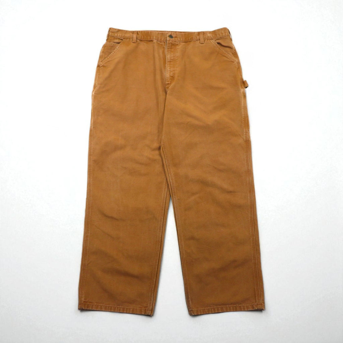 carhartt ダック地 ペインターパンツ ワーク XL キャメル ブラウン キャンバス