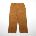 carhartt ダック地 ペインターパンツ ワーク XL キャメル ブラウン キャンバス