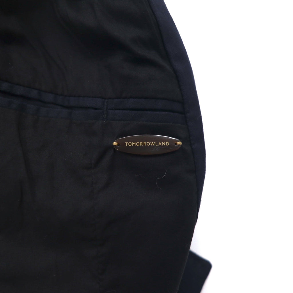 TOMORROWLAND Double Breasted Tailored Jacket Peak Lapel Blazer S Grey EXTRA EGYPTIAN COTTON