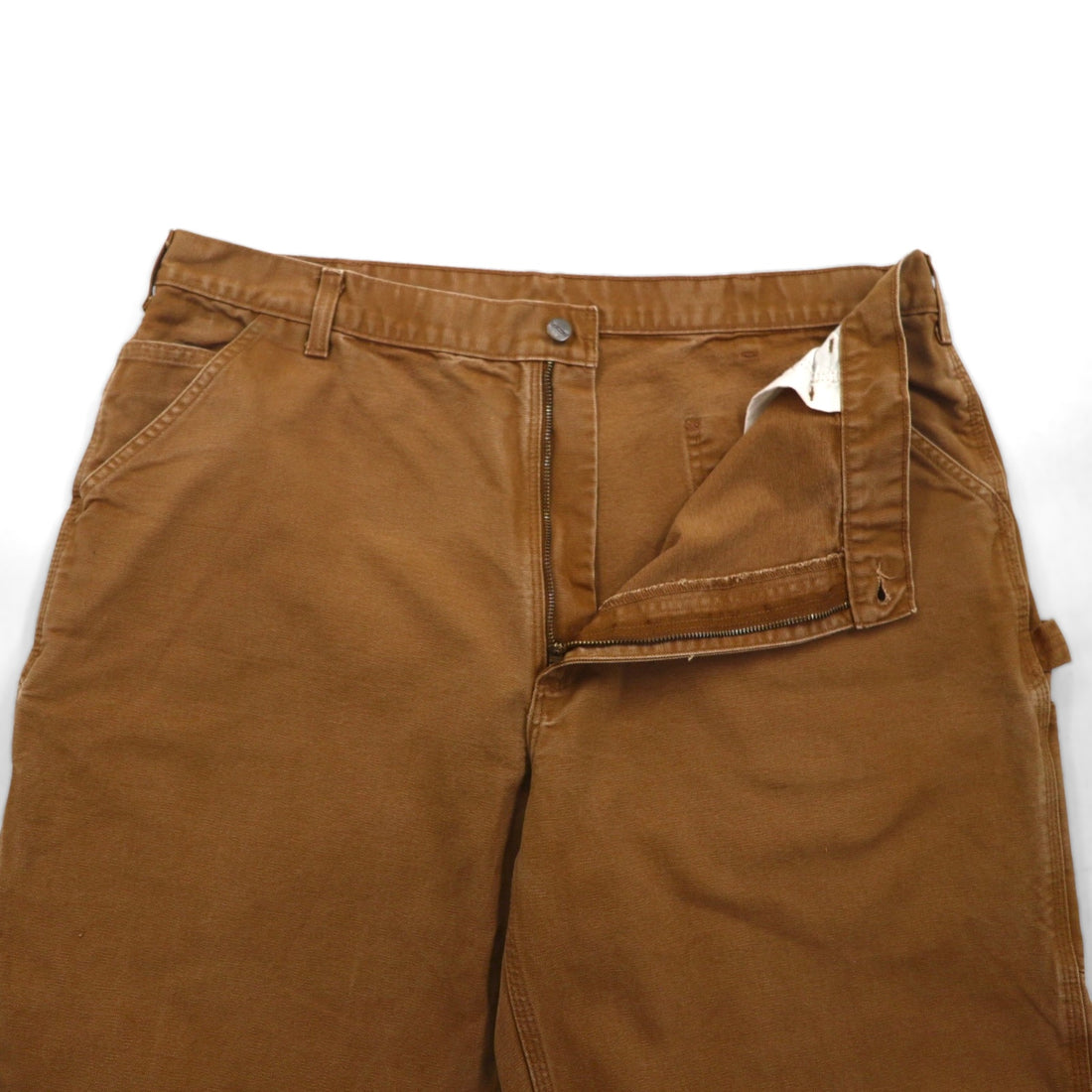 carhartt ダック地 ペインターパンツ ワーク XL キャメル ブラウン キャンバス