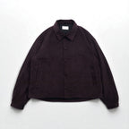 stein Fake Suede Leather Coach Jacket, Oversized M, Brown, ST-019, Made in Japan