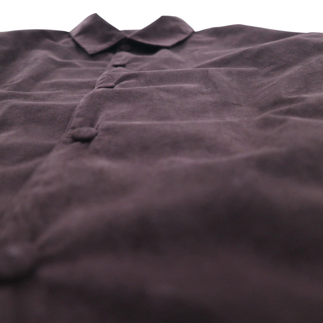 stein Fake Suede Leather Coach Jacket, Oversized M, Brown, ST-019, Made in Japan