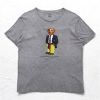 POLO RALPH LAUREN ポロベア Tシャツ M グレー コットン
