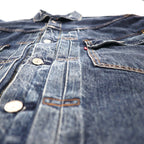 Levi's Premium Big E 2nd Type Denim Trucker Jacket, Size XL, Indigo, A7632-0013