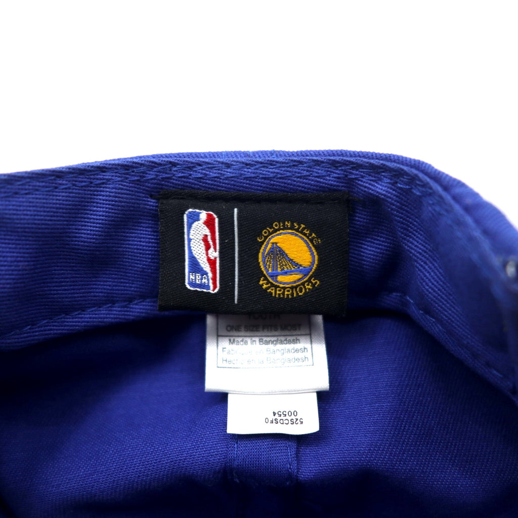 adidas Baseball Cap ONE Blue Cotton Snapback NBA GOLDEN STATE WARRIORS