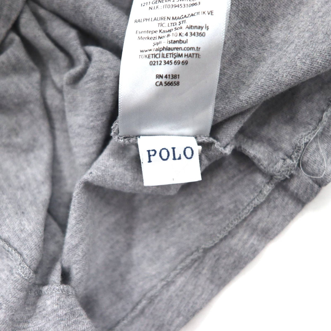 POLO RALPH LAUREN ポロベア Tシャツ M グレー コットン