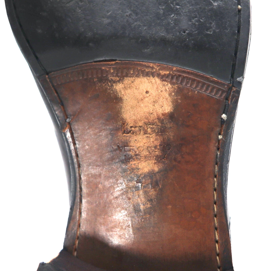 Titlo Classic (Isetan) Italian made side gore boots Chelsea boots 25.5cm black leather Lav.blake