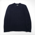 Barbour フィッシャーマン アラン ニット セーター M ネイビー ウール CLASSIC TARTAN MKN1059NY94