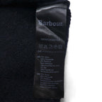 Barbour フィッシャーマン アラン ニット セーター M ネイビー ウール CLASSIC TARTAN MKN1059NY94
