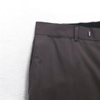 HUGO BOSS イタリア製 SUPER 120's ワイド スラックスパンツ スーツ XL グレー BIO TECH バイオテック GUABELLO